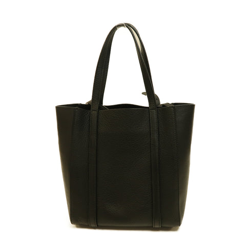 BALENCIAGA SHW Everyday Tote 2Way Shoulder Bag Calfskin Leather 551815 Black