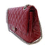CHANEL CC SHW Quilted 2.55 Chain Shoulder Bag Patent Leather Red