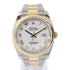ROLEX Datejust Automatic Watch 116203 18K Gold/Stainless Steel White