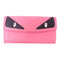 FENDI SHW Long Wallet Calfskin Leather Pink