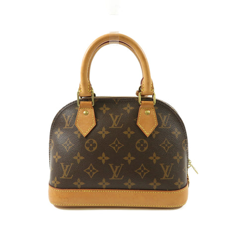 LOUIS VUITTON LV GHW Alma BB 2 Way Shoulder Handbag M53152 Monogram Brown