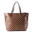 LOUIS VUITTON LV GHW Neverfull MM Shoulder Tote Bag N40599 Damier Ebene Brown