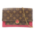LOUIS VUITTON LV GHW Flore Chain Shoulder Bag M69578 Monogram Brown/Red