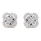 Fine Jewelry 0.71ct Diamond 0.005ct Diamond 3.30g Earrings 18K White Gold