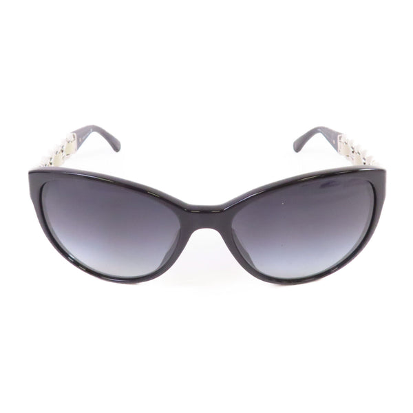 CHANEL CC Sunglasses 5215-Q SPVC Metal Black