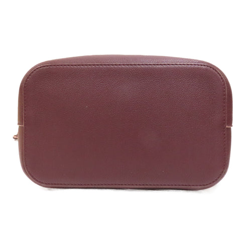 LOUIS VUITTON LV SHW Lockme Bucket Shoulder Bag M54680 Calfskin Leather Purple