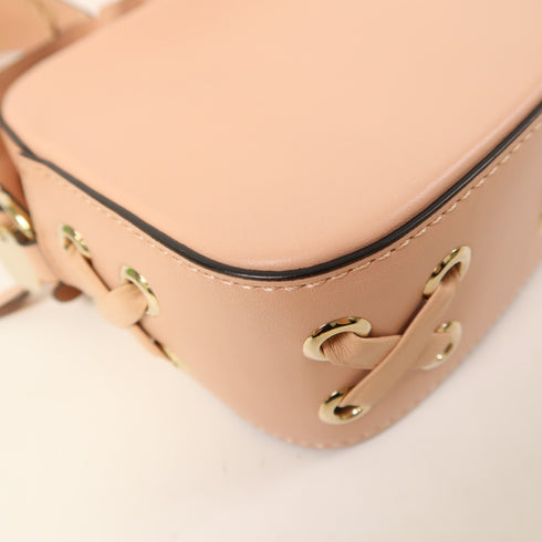 VALENTINO Shoulder Bag Crossbody Calfskin Leather Pink