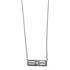 TIFFANY&CO T Open Vertical Diamond Necklace 18K Yellow Gold
