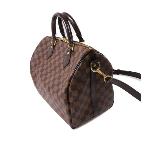 LOUIS VUITTON LV GHW Speedy Bandouliere 30 2Way Shoulder Bag Damier N40590 Brown