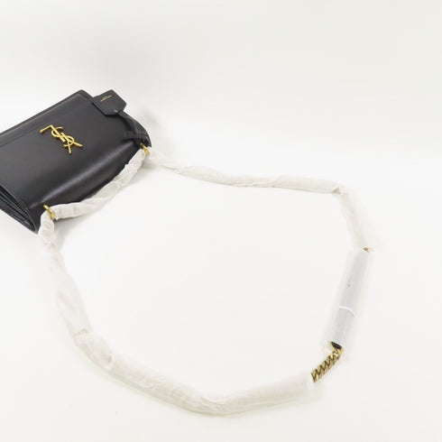 SAINT LAURENT YSL GHW Sunset Medium Chain Shoulder Bag 442906 Calfskin Leather