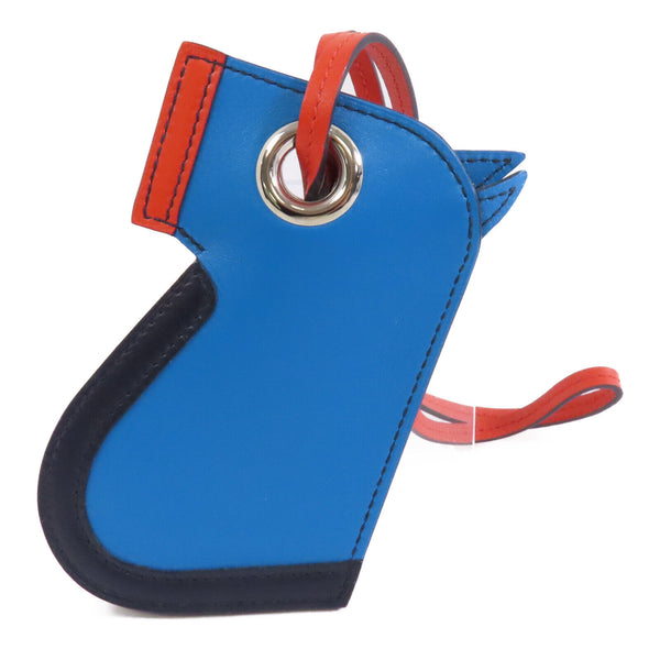 HERMES Rodeo PM Charm Veau Swift Leather Blue/Red/Black
