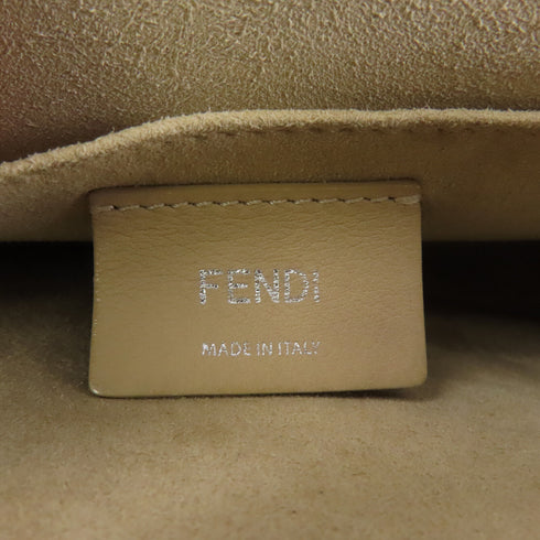 FENDI SHW 2way Shoulder Bag 8BT283.A31D Calfskin Leather White