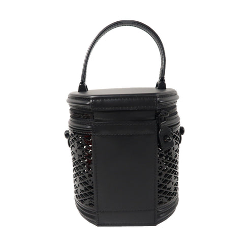 LOUIS VUITTON LV Cannes 2 Way Shoulder Vanity Bag M20363 Monogram Lace Black