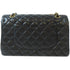 CHANEL Quilted CC GHW Classic 25 Chain Shoulder Bag Lambskin Leather Black