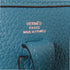 HERMES PHW Evelyne TPM Shoulder Bag Taurillon Clemence Leather Turquoise/Blue