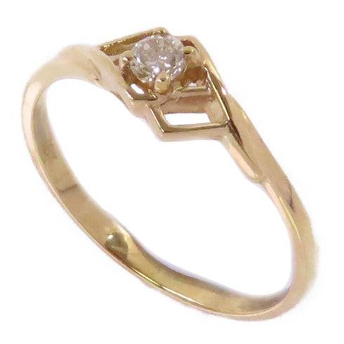 JEWELRY Diamond Ring US#6 Ring 18K Yellow Gold v1