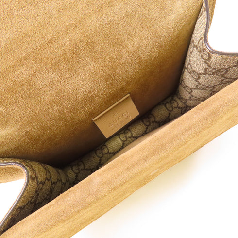 GUCCI GG SHW Dionysus Chain Shoulder Bag 421970 Coated Canvas Brown