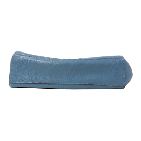 COACH SHW 2 Way Shoulder Bag Handbag Calfskin Leather Blue