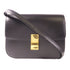 CELINE GHW Classic Box Shoulder Bag Calfskin Leather Black