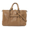 Longchamp 2 Way Shoulder Bag Calfskin Leather Brown