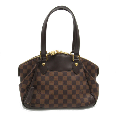 LOUIS VUITTON LV GHW Verona PM Shoulder Bag N41117 Damier Brown