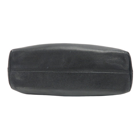 CHANEL CC GHW Shoulder Bag Tote Bag Caviar Leather Black