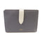 CELINE GHW Wallet Calfskin Leather Grey White
