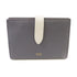 CELINE GHW Wallet Calfskin Leather Grey White