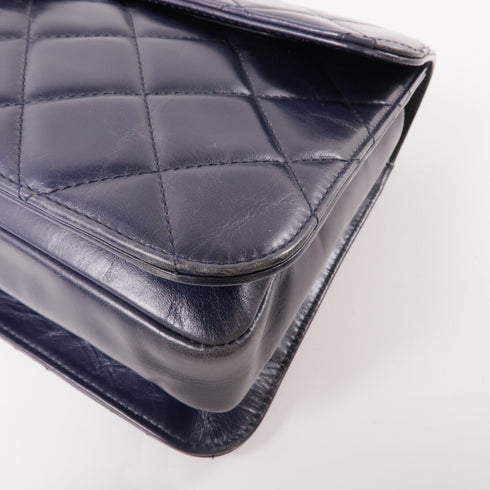 CHANEL CC SHW 2 Way Chain Shoulder Bag Calfskin Leather