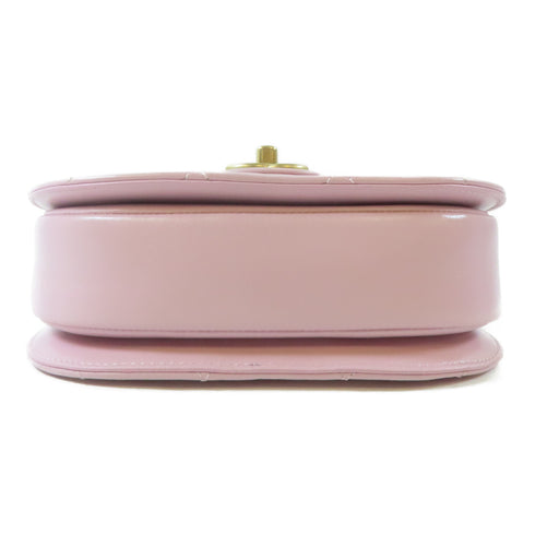 CHANEL Quilted CC GHW Shoulder Crossbody Bag Calfskin Leather Pink