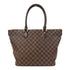 LOUIS VUITTON LV GHW Saleya MM Shoulder Bag N51182 Damier Ebene Brown