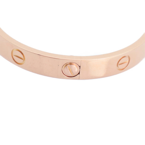 CARTIER Love Bracelet Bangle Accessories 18K Pink Gold Cartier#16