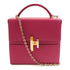 HERMES PHW Cinhetic Bag 2 Way Shoulder Bag Tadelakt Leather Rose Purple