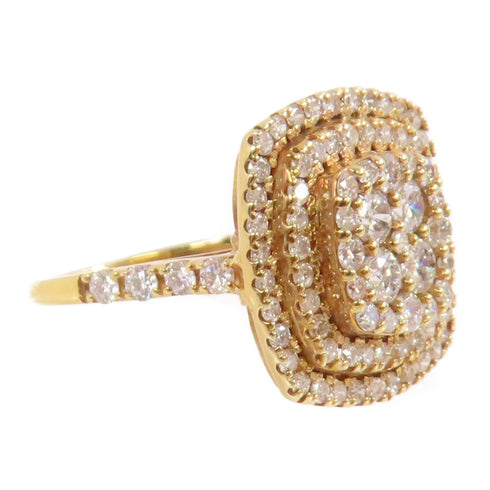 JEWELRY Diamond Ring US#4 Ring 18K Yellow Gold