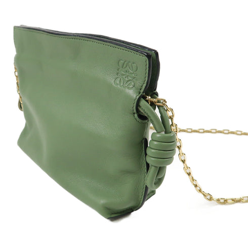 LOEWE GHW Nano Flamenco Chain Shoulder Bag Calfskin Leather