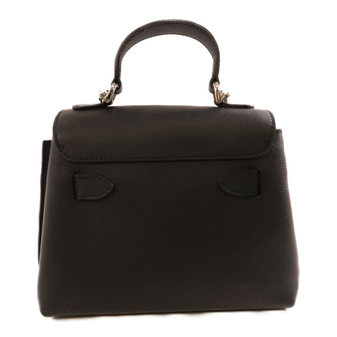 LOUIS VUITTON LV SHW Lockme Ever Mini 2 Way Shoulder Bag M20997 Calfskin Balck