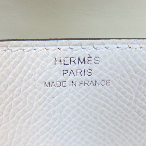 HERMES PHW Kelly Doll Picto Shoulder Bag Epsom Leather Vert Fizz Green