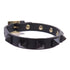 Valentino GHW Rockstud Leather Bracelet Metal Calfskin Black