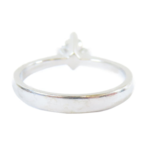 FINE JEWELRY 0.42ct Diamond Ring 18K White Gold US#6