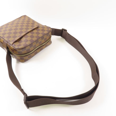 LOUIS VUITTON LV Olaf PM Crossbody Shoulder Bag N41442 Damier Ebene Brown