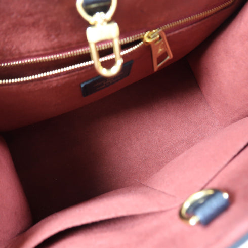 LOUIS VUITTON LV GHW On The Go 2 Way Bag M45659 Monogram Empreinte Black/Beige