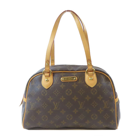 LOUIS VUITTON LV GHW Montorgueil PM Shoulder Bag M95565 Monogram Brown