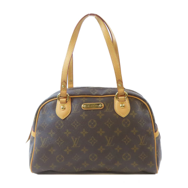 LOUIS VUITTON LV GHW Montorgueil PM Shoulder Bag M95565 Monogram Brown