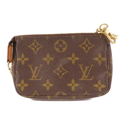 LOUIS VUITTON LV GHW Mini Pochette Accessoires Handbag M58009 Monogram Brown v2
