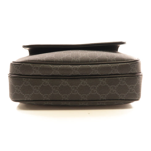 GUCCI GG SHW Crossbody Shoulder Bag 795479.529081 Coated Canvas Black