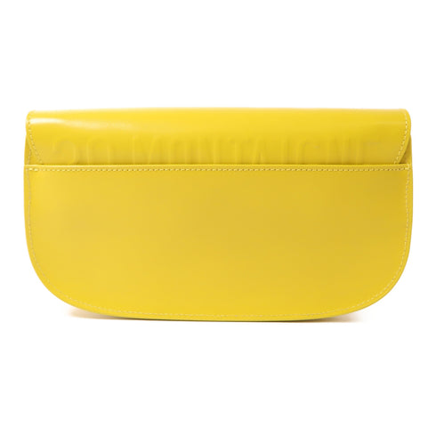 Christian Dior CD GHW Bobby East West Shoulder Bag Calfskin Leather Yellow