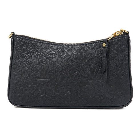 LOUIS VUITTON LV GHW Easy Pouch On Strap Shoulder Bag Monogram Empreinte Black