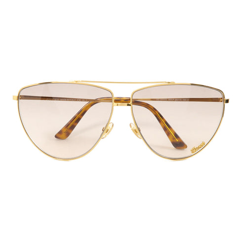 GUCCI GG Sunglasses Metal/PVC Grey