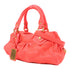MARC JACOBS GHW 2 Way Shoulder Bag Calfskin Leather Fluorescent Pink