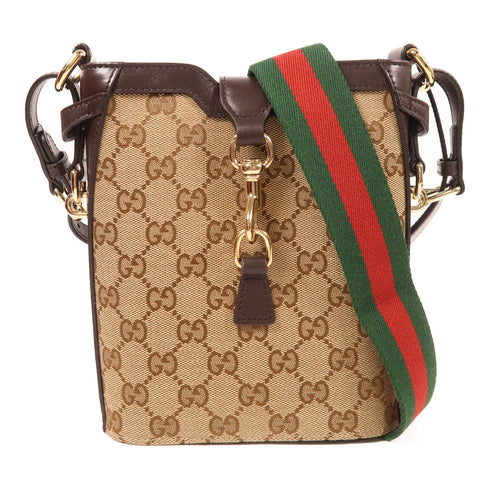 GUCCI GG SHW Shoulder Bag 782919 Canvas Brown